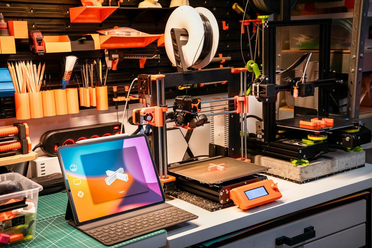 The designer's maker lab: CAD, 3D printing, and woodworking