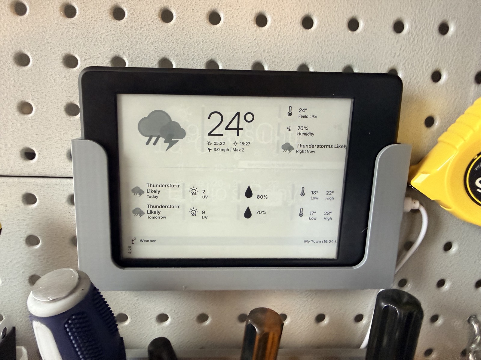 Kindle Paperwhite TRMNL Dashboard